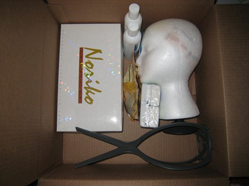 wig in box