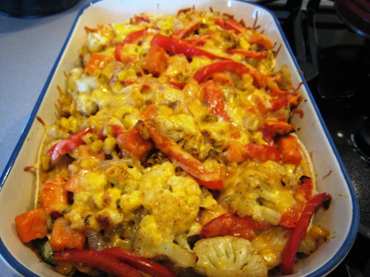 Meat Free Monday: Roasted Vegetable Enchiladas