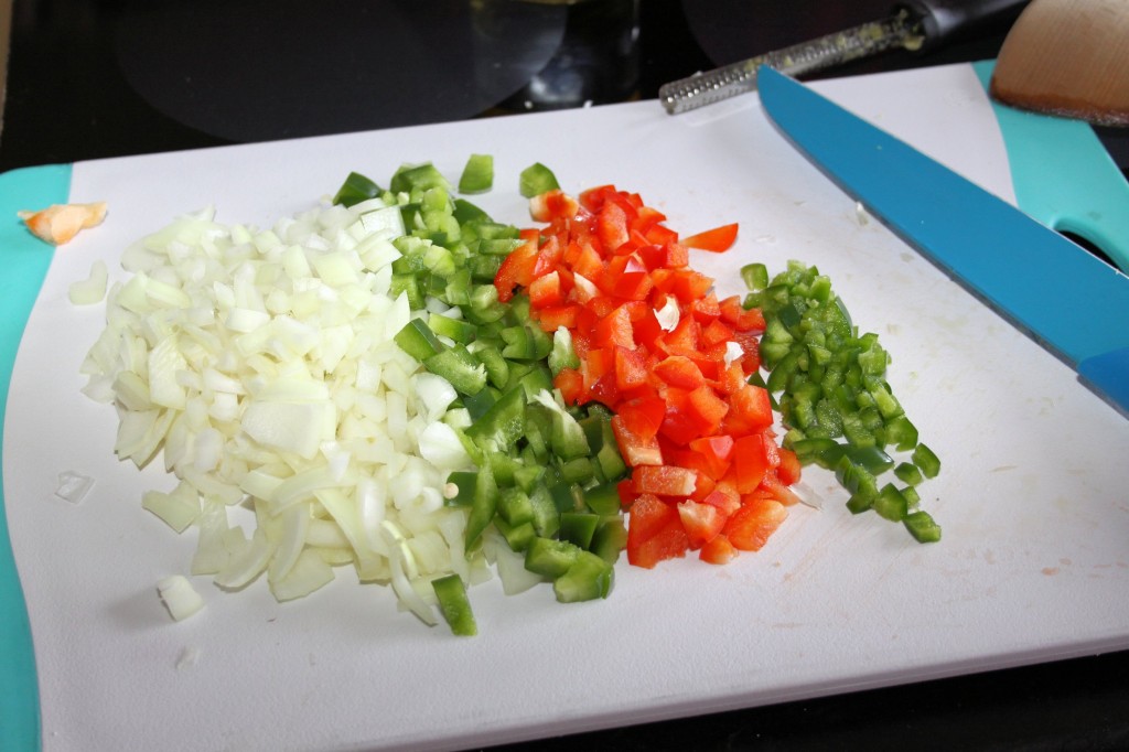 diced veggies